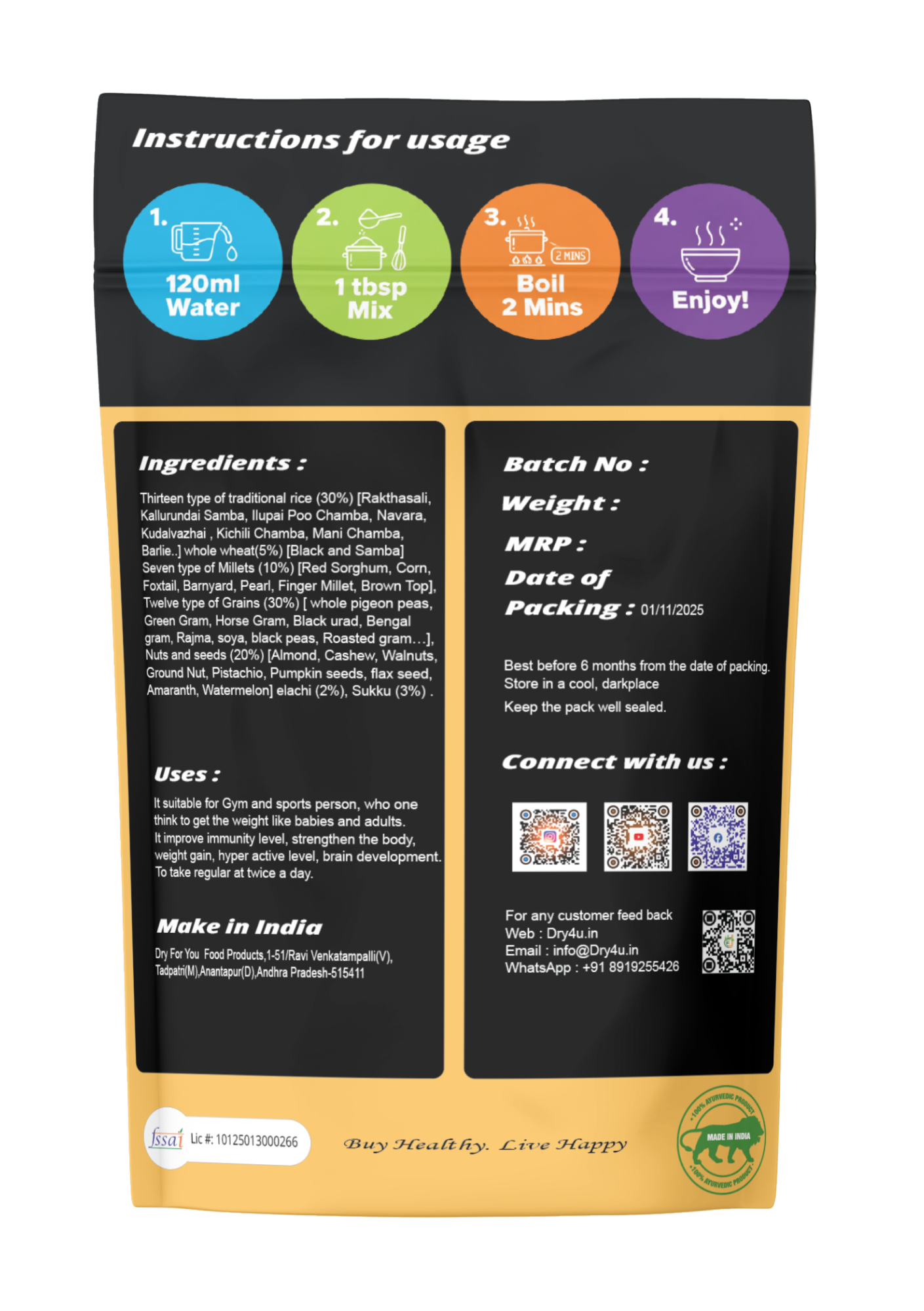 Protein Mix- weight gain