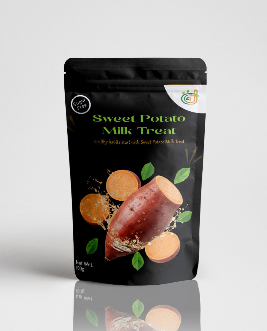 Sweet potato milk treat