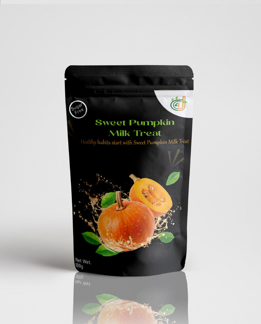 Sweet pumpkin milk treat