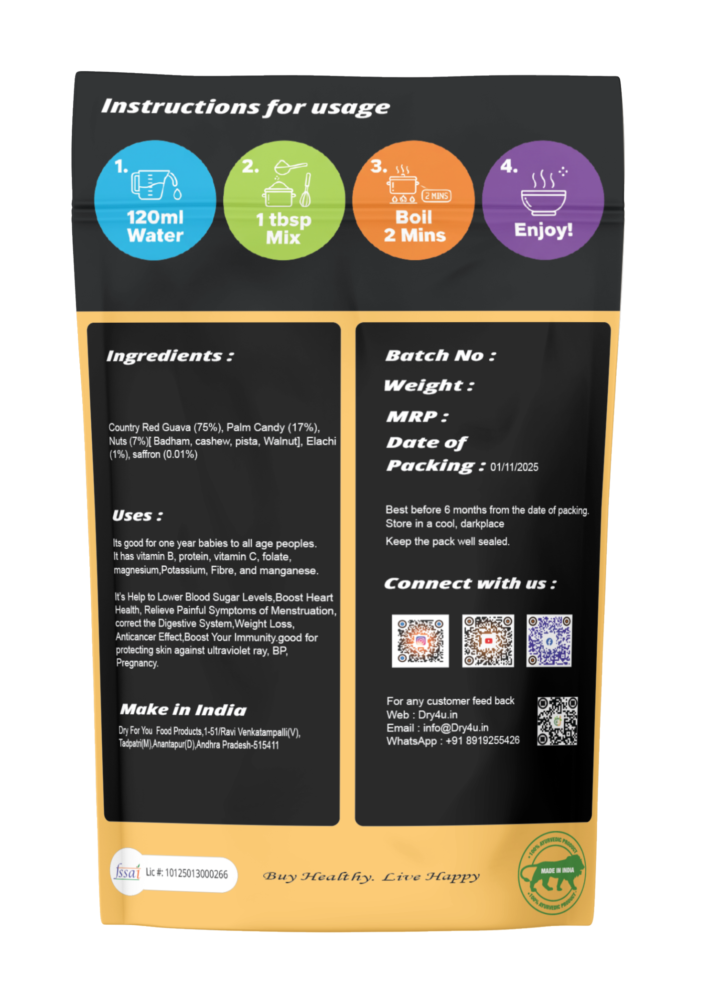 Country Red Guava Milk Treat