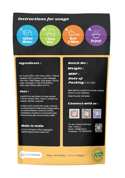 Golden Milk Treat- cold and cough