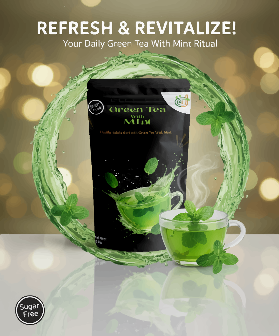 Green tea mint flavor